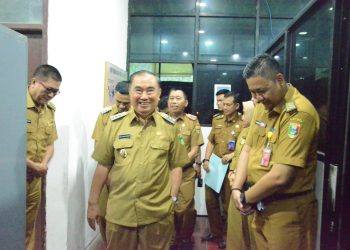 Jaga Kedisiplinan, Bupati dan Wabup Tanggamus Sidak Sejumlah OPD