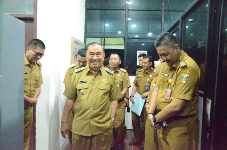Jaga Kedisiplinan, Bupati dan Wabup Tanggamus Sidak Sejumlah OPD