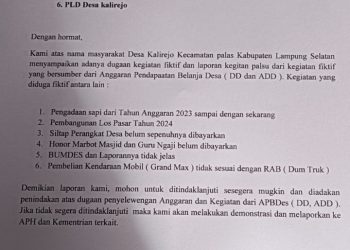 Lima Desa di Palas Diduga Cairkan Dana Tanpa Realisasi Pembangunan, Warga Minta Audit
