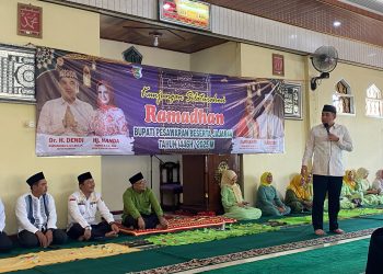Bupati Dendi Ramadhona Silaturahmi Ramadan di Kedondong, Perkuat Persatuan dan Kepedulian Sosial