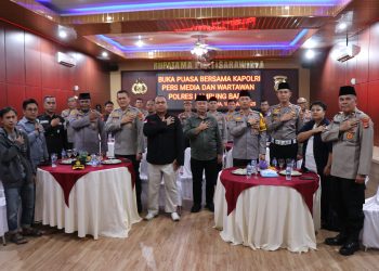 Polres Lampung Barat Pererat Sinergi dengan Insan Pers Lewat Buka Puasa Bersama