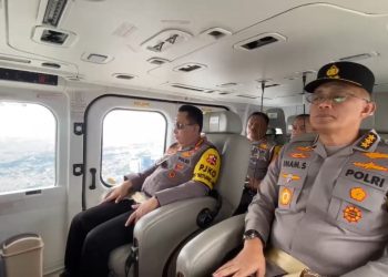 Kapolri Pantau Jalur Mudik dari Udara, Pastikan Kelancaran Arus Lalu Lintas