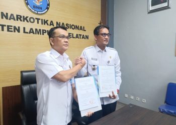 Lapas Kalianda dan BNNK Lampung Selatan Jalin PKS, Perkuat Pemberantasan Narkoba di Lapas