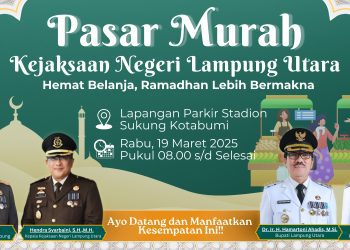 Kejari Lampura Gelar Pasar Murah Ramadhan, Tekan Inflasi dan Bantu Masyarakat