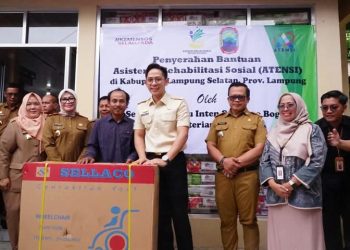 Pemkab Lampung Selatan Terima Bantuan ATENSI Senilai Rp617 Juta dari Kemensos RI