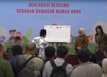 Pemprov Lampung Ikuti Deklarasi Gerakan Ramadan Ramah Anak Secara Daring