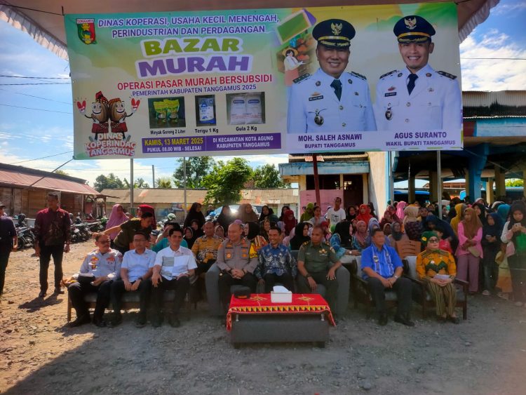 Pasar Murah Bersubsidi di Tanggamus, Warga Serbu Kebutuhan Pokok dengan Harga Terjangkau