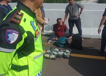 BNNP dan PJR Polda Lampung Gagalkan Penyelundupan 15 Kg Sabu di Tol Terpeka