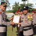 Kapolres Lampung Barat Berikan Penghargaan kepada Personil Berprestasi