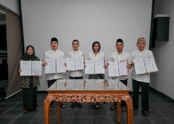 Bupati Pesawaran Teken Nota Kesepahaman dengan Forkopimda untuk Lawan Hoaks dan Provokasi