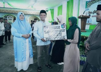 Bupati & Wabup Pringsewu Berbuka Puasa Bersama Warga Pagelaran, Pererat Silaturahmi