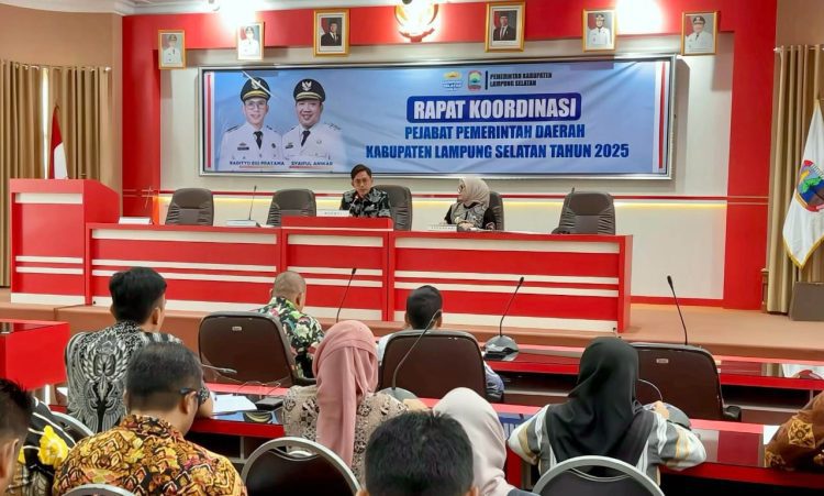 Bupati Lampung Selatan Pimpin Rakor Kesiapan Mudik Lebaran 2025