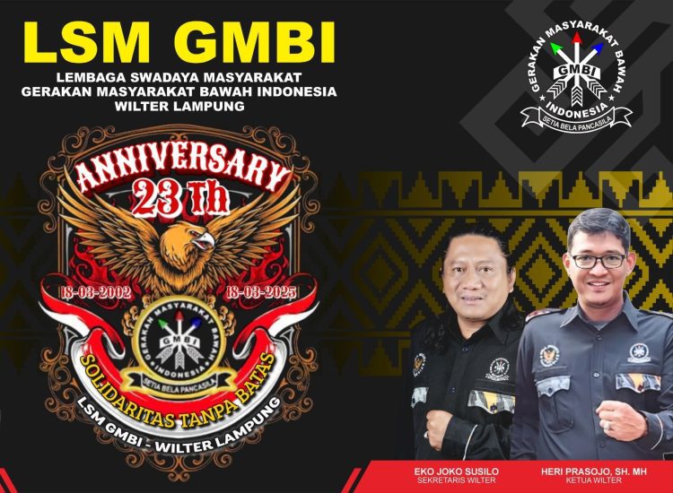LSM GMBI Apresiasi Kerja Sama Polri dan Pemda Lampung Sukses Tangani Mudik 1446 H
