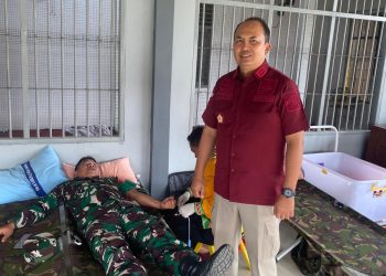 Semangat HBP ke-61, Lapas Narkotika dan Kodim 0421 Lampung Selatan Kompak Gelar Donor Darah