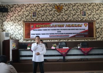 Polres Lampung Selatan Lakukan Sosialisasi Hukum untuk Wujudkan Profesionalisme Polri”