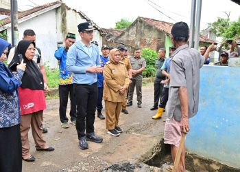 Bupati Lampung Selatan Tinjau Langsung Lokasi Banjir di Natar dan Katibung