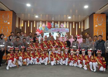 Pocil Polresta Bandar Lampung Raih Juara 1 di Lomba HUT YKB Ke-45, Tunjukkan Talenta Muda yang Memukau