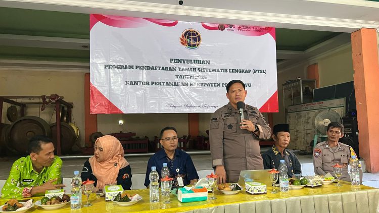 Dorong Legalitas Tanah Warga, Kantor Pertanahan Pringsewu Gelar Penyuluhan PTSL di Gading Rejo