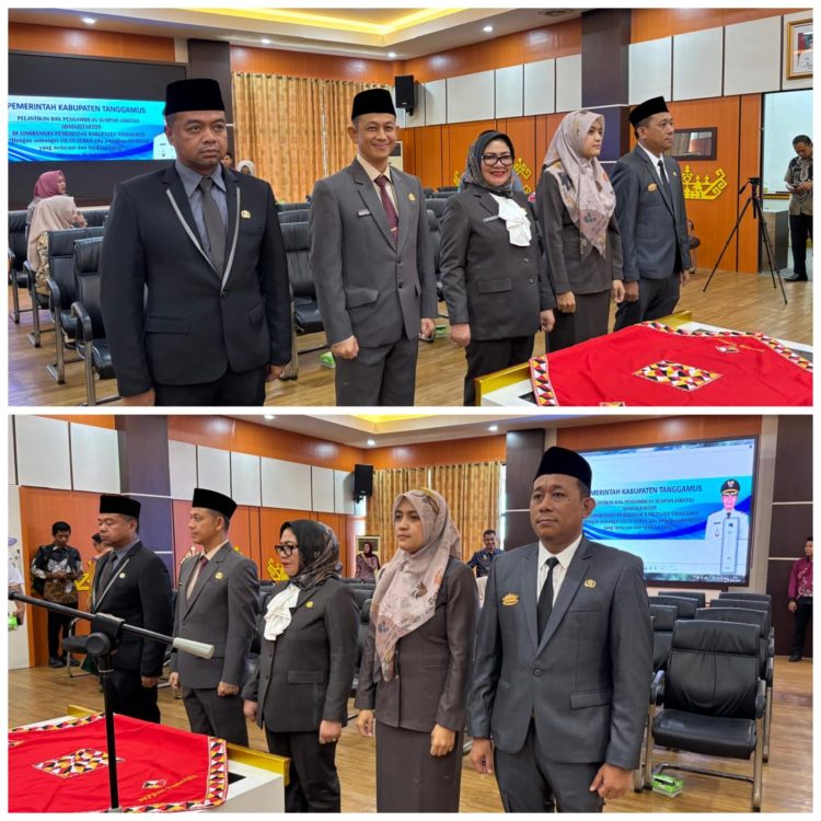 Pemkab Tanggamus Lantik Lima Pejabat Baru, Dorong Kinerja Birokrasi Lebih Efektif