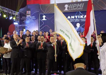 Gilang Ramadhan Resmi Pimpin HIPMI Lampung, Gubernur Dorong Inovasi dan Kolaborasi