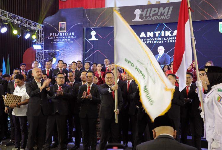 Gilang Ramadhan Resmi Pimpin HIPMI Lampung, Gubernur Dorong Inovasi dan Kolaborasi