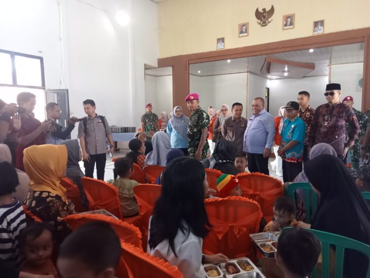 Brigif 4 Marinir/BS Perkuat Komitmen Gizi untuk Warga Pesawaran