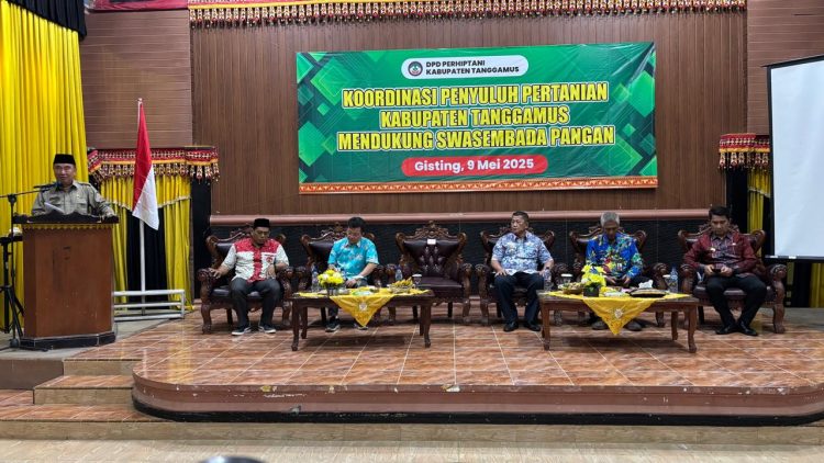 Bupati Tanggamus Ajak Penyuluh Pertanian Bangkit, Dorong Swasembada Pangan Berkelanjutan