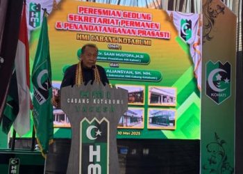 Gedung Sekretariat HMI Cabang Kotabumi Diresmikan, Simbol Kaderisasi dan Pengabdian