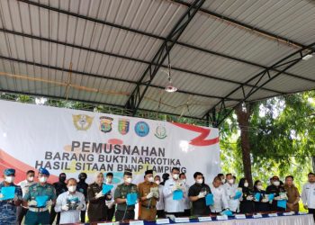 BNNP Lampung Musnahkan 14,9 Kg Sabu: Selamatkan 250 Ribu Jiwa dari Ancaman Narkoba