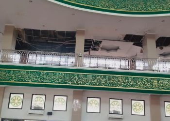 Masjid Megah Islamic Center Pringsewu Butuh Sentuhan Serius: Plafon Bolong hingga Kolam Kering