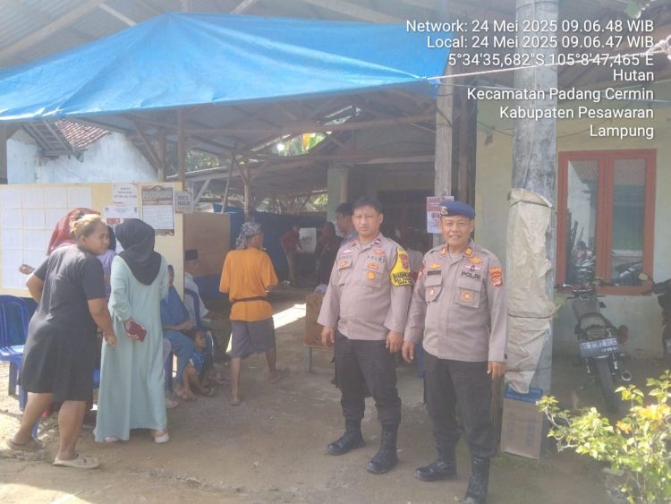 Polres Pesawaran Siaga Penuh Kawal PSU: Pastikan Keamanan dan Netralitas di Setiap TPS