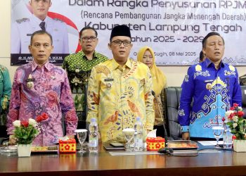 Bupati Ardito Wijaya Tegaskan Komitmen Wujudkan Lampung Tengah Unggul di Musrenbang RPJMD 2025–2029