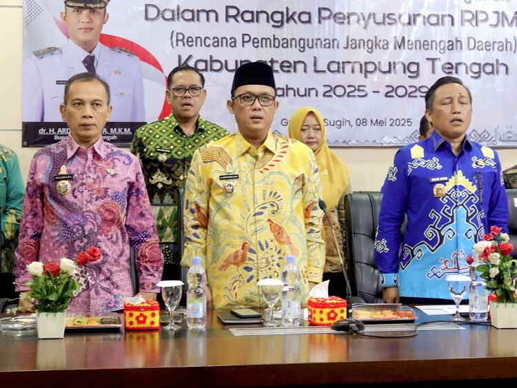 Bupati Ardito Wijaya Tegaskan Komitmen Wujudkan Lampung Tengah Unggul di Musrenbang RPJMD 2025–2029