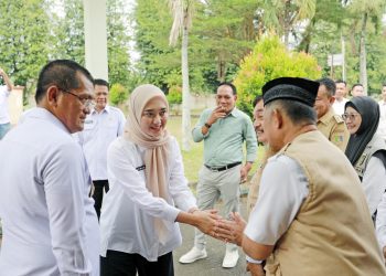 Wagub Jihan Nurlela Dampingi Mensos Saifullah Yusuf Tinjau Lokasi Sekolah Rakyat di BPSDM Lampung