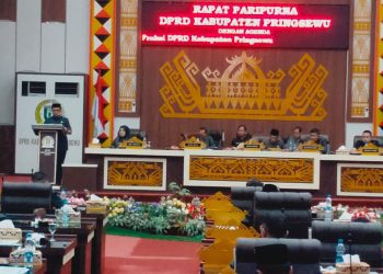 Paripurna DPRD Pringsewu Bahas Pembentukan Pekon Sukamanah dan Kresnomulyo Barat