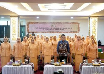 DWP Provinsi Lampung Dikukuhkan, Siap Wujudkan Perempuan “Sehat dan Berdaya” untuk Indonesia Emas 2045