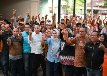 Ratusan Relawan Padang Cermin dan Teluk Pandan Deklarasi Dukungan untuk Pasangan Nanda-Anton di Pesawaran