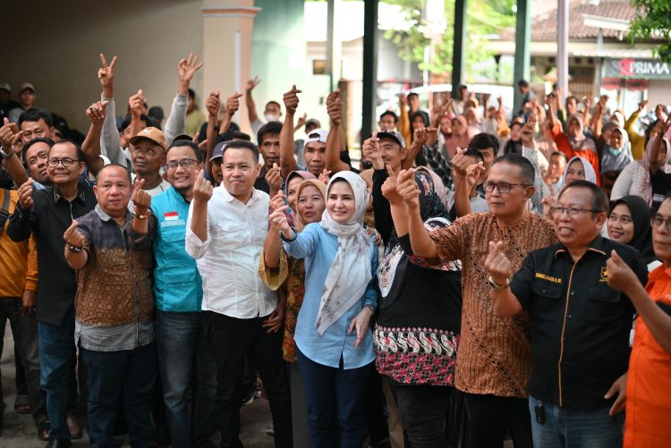 Ratusan Relawan Padang Cermin dan Teluk Pandan Deklarasi Dukungan untuk Pasangan Nanda-Anton di Pesawaran