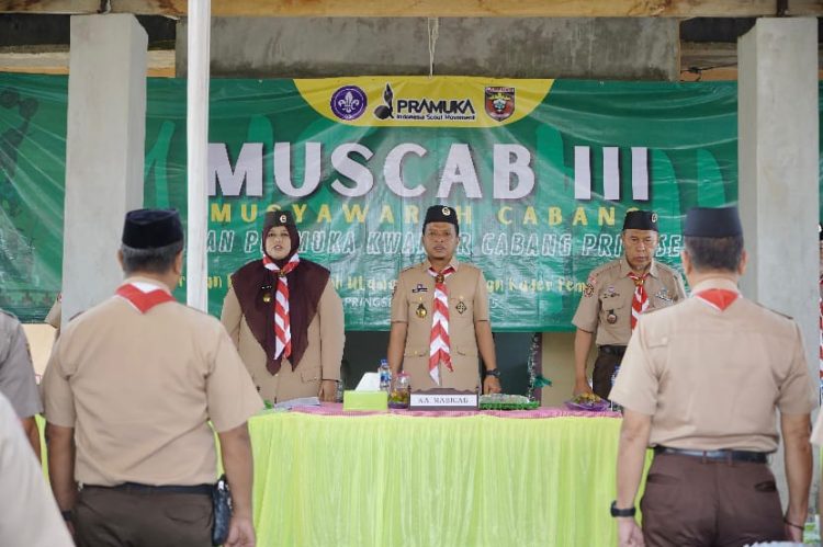 Wakil Bupati Umi Laila Terpilih Pimpin Gerakan Pramuka Kwarcab Pringsewu Periode 2025-2030