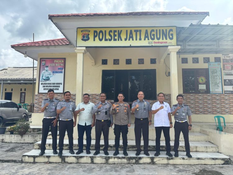 Perkuat Tembok Sinergi, Lapas Narkotika Bandar Lampung Jalin Koordinasi Strategis dengan Polsek Jati Agung