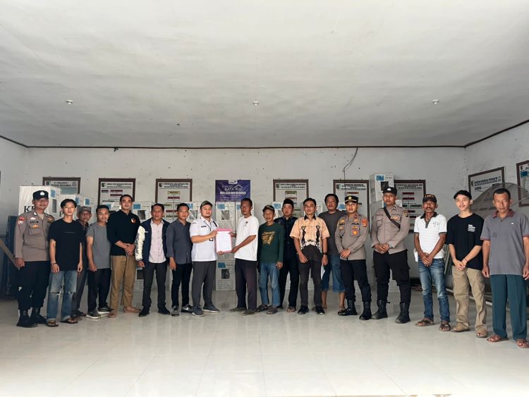 Dikawal Ketat Perwira Pengendali, Logistik PSU Pilkada Pesawaran Tiba Aman di PPK Way Khilau