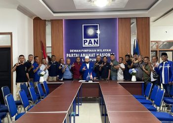 Silaturahmi Team 11 Insan Pers Lampung Selatan dengan DPW PAN Lampung