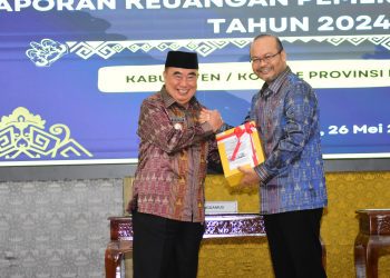 100 Hari Kerja Bupati Moh. Saleh Asnawi, Kabupaten Tanggamus Raih Opini WTP Pertama Kali dari BPK RI