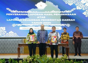 Pemkot Bandar Lampung Raih WTP BPK RI