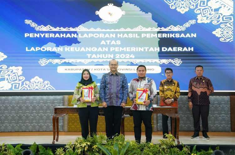 Pemkot Bandar Lampung Raih WTP BPK RI