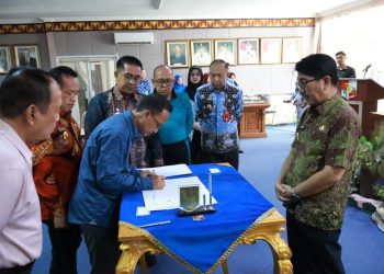 Pasar Dekon Lampung Utara Bersiap Wajah Baru, Pemkab Gandeng PT Lingga Teknik Utama