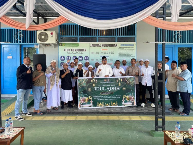 Suasana Iduladha Penuh Warna di Rutan Ambon, Hadrah dan Tari Sambra Jadi Sorotan