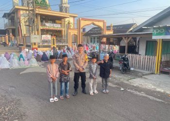 Polsek Kedondong Amankan Sholat Idul Adha, Ratusan Jamaah Beribadah dengan Khusyuk di Tiga Kecamatan