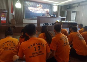 Polresta Bandar Lampung Bekuk 38 Pelaku Narkoba, Kapolresta Minta Masyarakat Aktif Laporkan
