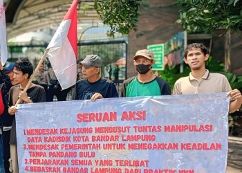 FML Kepung Kejagung, Tuntut Usut Dugaan Manipulasi Data Kadisdik Bandar Lampung
